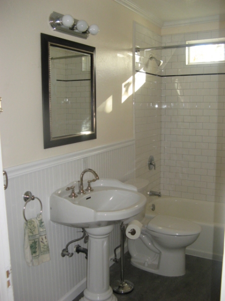 A Bathroom Makeover due to dryrot